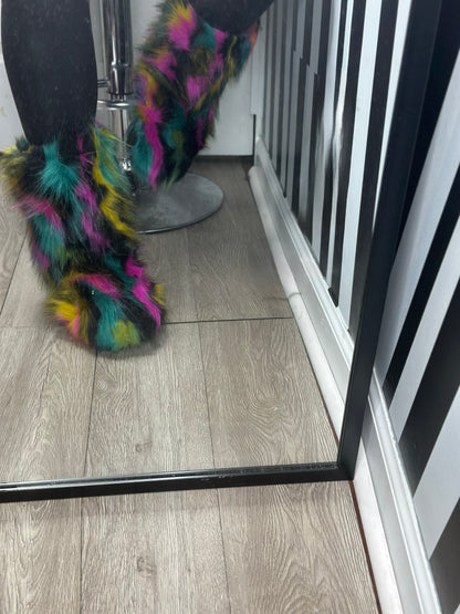 Shenika Fur Boots (Multi)