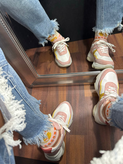 Starry Sneakers (Pink)