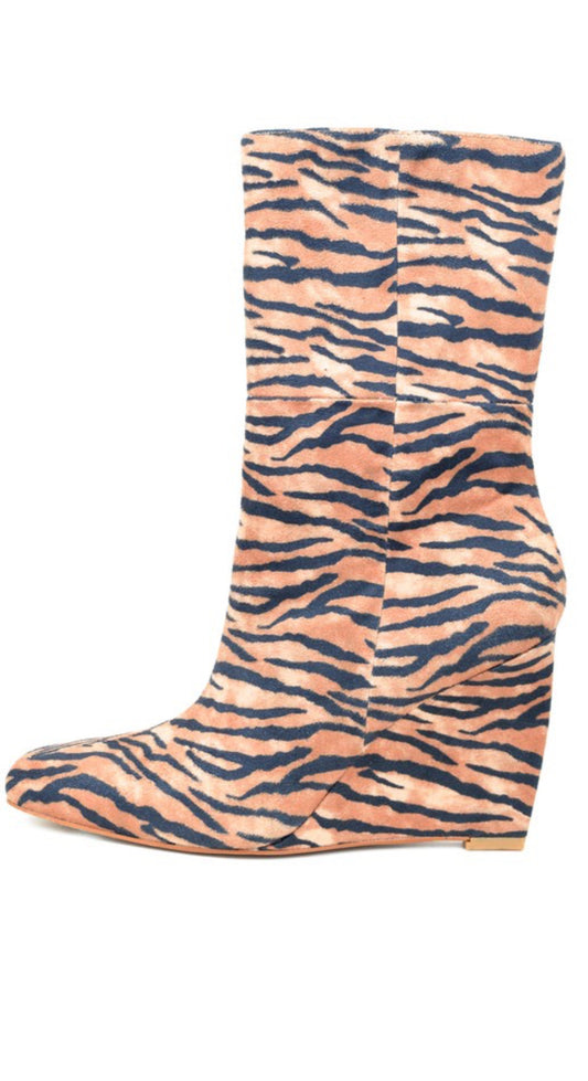 Tasia Booties (Tiger)