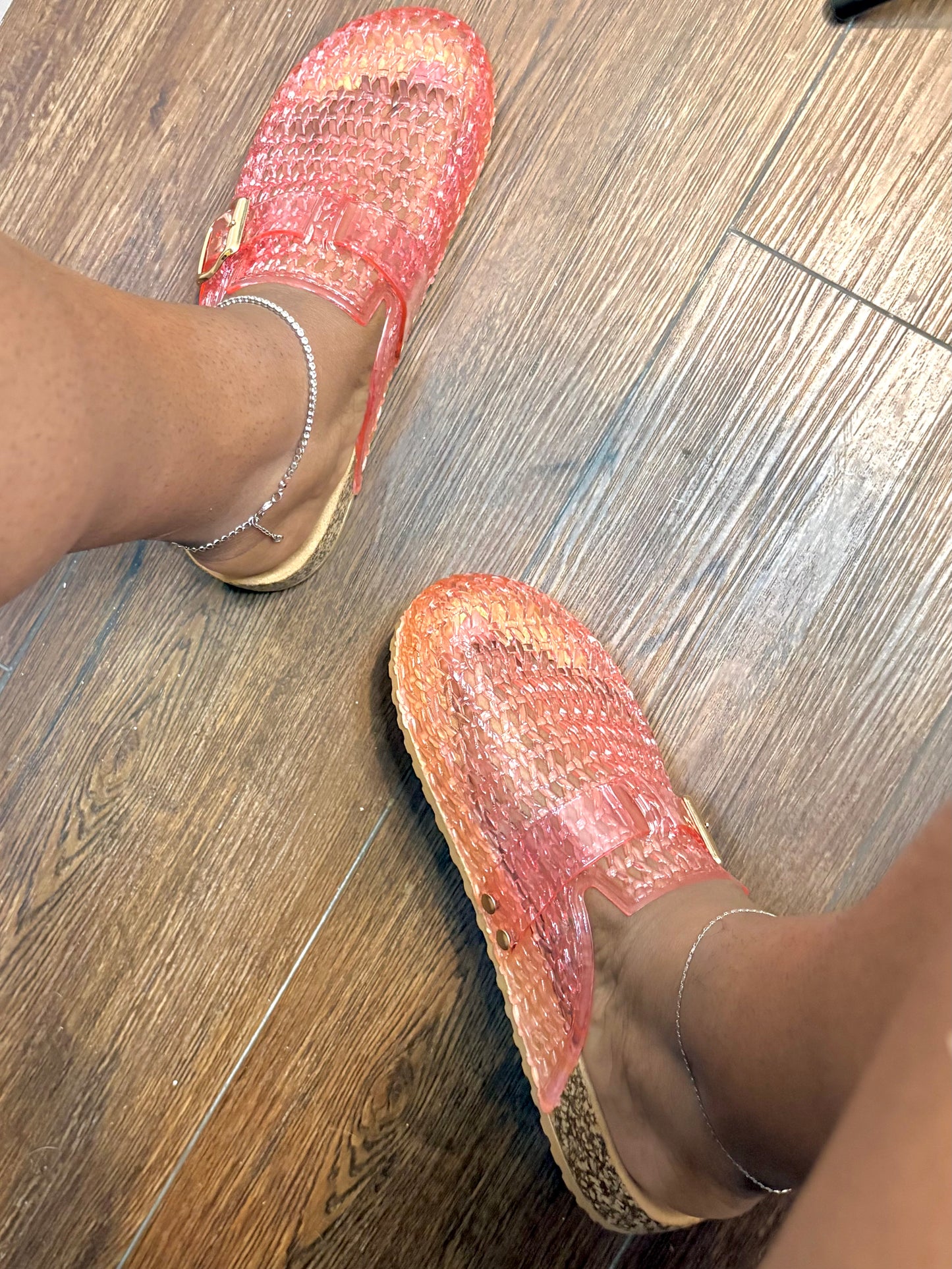 Pink Jelly Slides