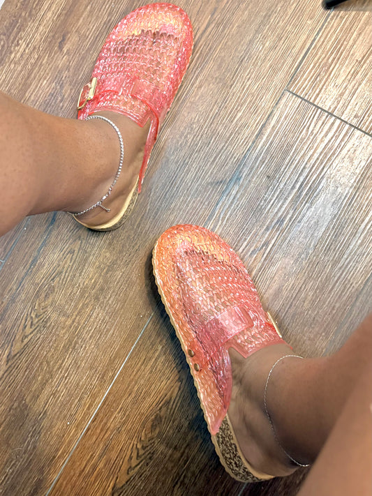 Pink Jelly Slides