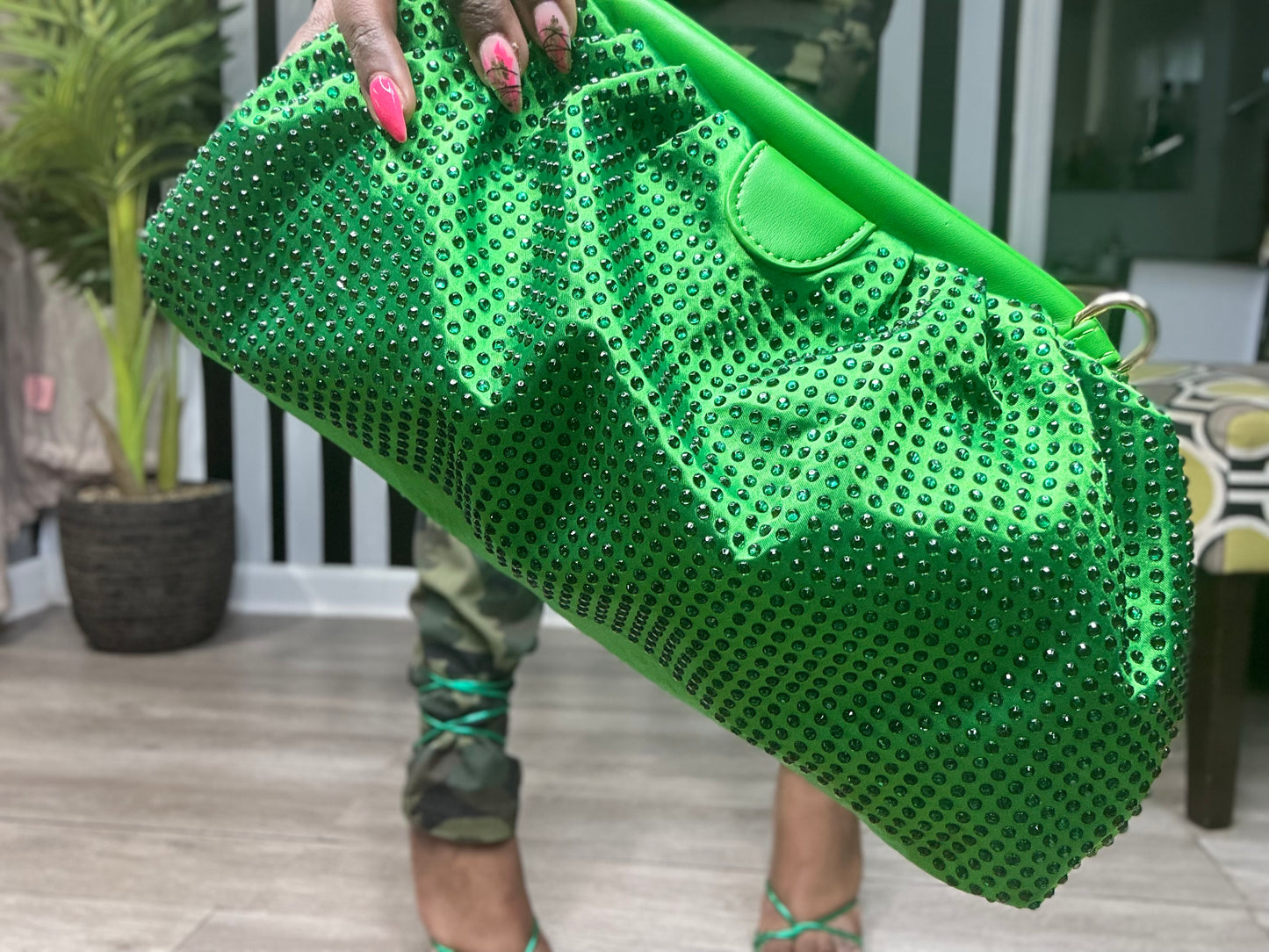 Green Stud Bag