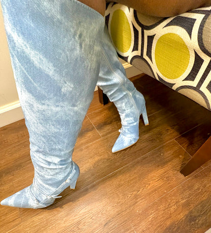 Kelly Boots (Denim)